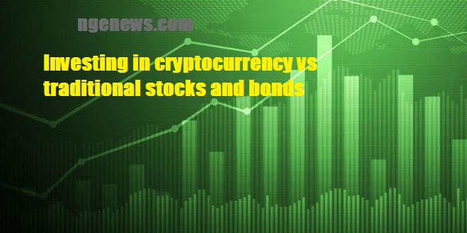 Investing in cryptocurrency vs traditional stocks and bonds